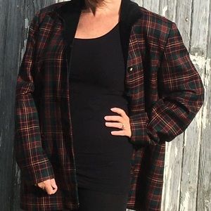 Vintage Pendleton Christmas plaid blazer 18